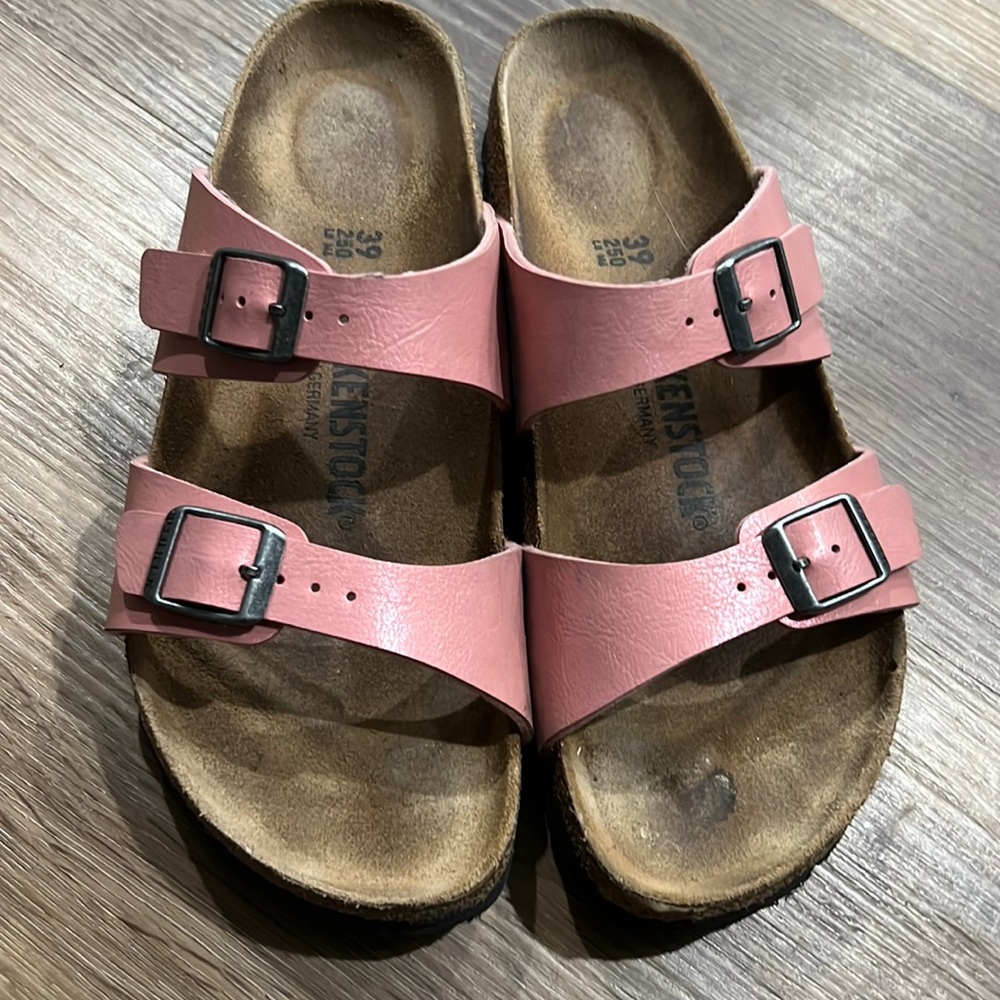 Birkenstock womens size 39 vegan pink